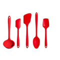GIR: 5-Piece Silicone Ultimate Kitchen Utensils Set – Red - color: Red, size: 5 - Piece Set