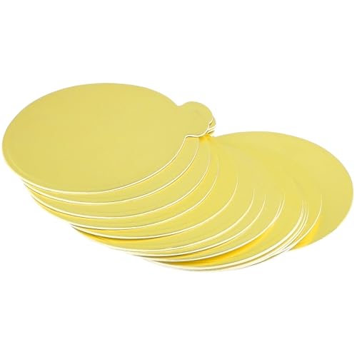 800pcs 3.5 Inch Mini Gold Round Cake Boards, Mini Cake Cardboard Rounds, Mousse Cake Boards Small Cake Base for Cake DIY, Cupcakes, Sweets
