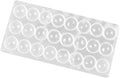 Round Clear Polycarbonate Chocolate Mold, 21-Piece Candy Making Tray - color: Round candy mold