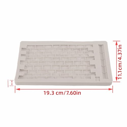 Silicone Fondant Texture Mat for Cake Decorating, 1 Pack