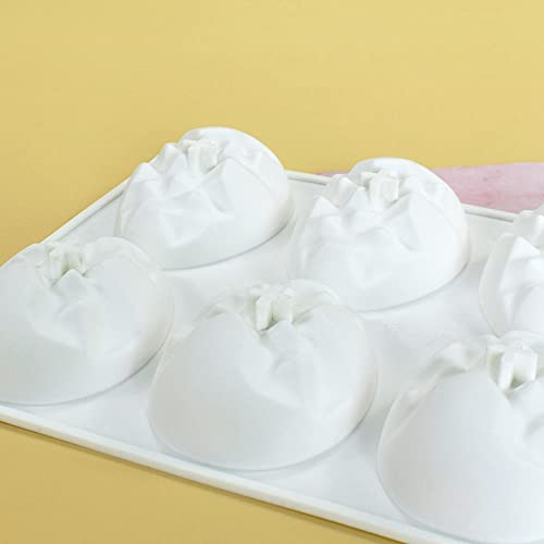 Mostsom 8 Cavity Easter Egg Silicone Mold for Chocolate, Baking Pan for Party Fondant Candy Jelly Dome Mousse Cake Topper Making (E) - size: Easter Egg E
