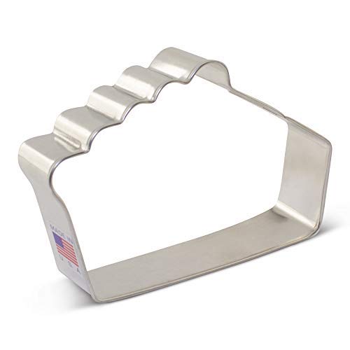 Ann Clark Pie Slice Cookie Cutter, Large 4-1/2” Made in USA
