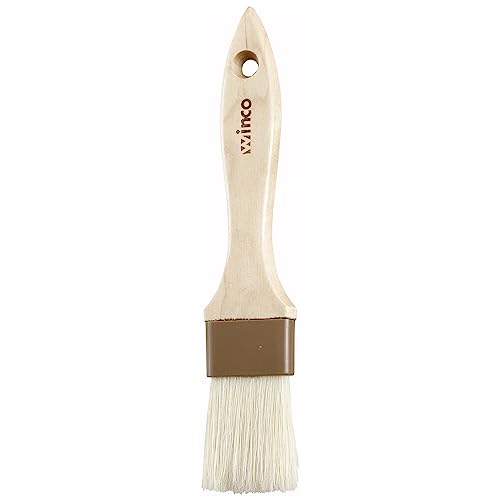Winco 1 1/2" Boar Bristle Basting Brush - size: 1.5", style: Flat