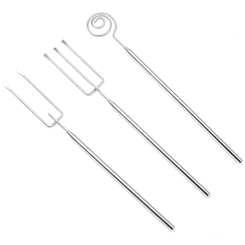3 PCS Dipping Tool Stainless Steel Chocolate Drizzler Tool - size: SS-3