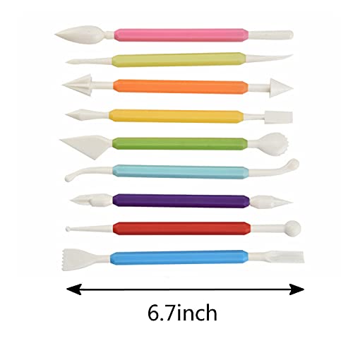 13PCS DIY Fondant Tool, Cake Decorating Hand Tool, Gum Paste Modeling Tools - color: 13PCS