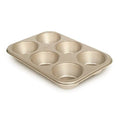 Glad Jumbo Muffin Pan Nonstick - Heavy Duty Metal Cupcake Tin with Large Baking Cups, Jumbo 6-Cup - size: Jumbo 6-Cup