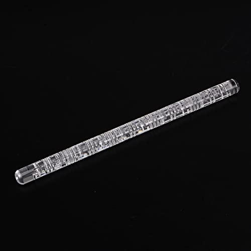 HARFINGTON Acrylic Embossed Rolling Pin 6.3 Inch Labyrinth 3D Pattern Acrylic Non-Stick Roller Fondant Embossing Clay Rolling Pin Textured for Baking Cookie Pastry Clay Dough - style: Labyrinth Pattern