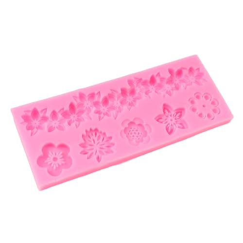 Baroque Fondant Molds Curlicues Scroll Flower Lace Silicone Mold - color: Style B