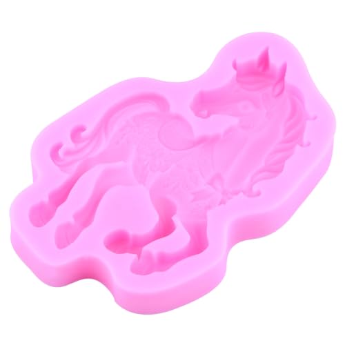 Horse Fondant Molds Horse Silicone Mold Set Of 2 - color: Style Q