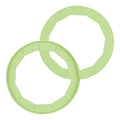 Heavy Duty Silicone Pie Crust Shield Edge Protector Fit 8-10.5 Inch Pie Pan - color: Green