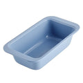 Farberware Easy Solutions Nonstick Bakeware Meatloaf/Loaf Baking Pan, 9 Inch x 5 Inch with Portion Marks - Blue - size: Loaf Pan (9 x 5 inches)