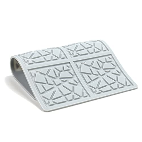 3D Hollow Geometric Silicone Mold Resin Casting Molds for Candle Soap - size: G_8.28*5.6*0.08inch