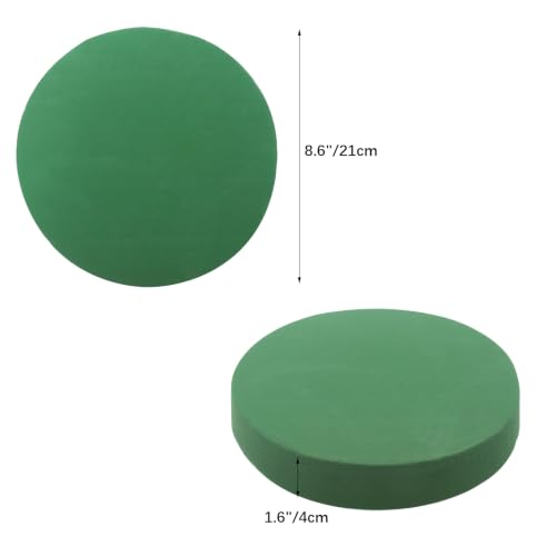 8.6 Inch Floral Foam Blocks for DIY Fresh Flowers, Round - size: 8.6 Inch