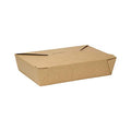 Karat Paper To Go Boxes [54 oz - 200ct] Leak-Resistant, Microwavable, Heavy-Duty Take Out Boxes | Grease Resistant & Stackable | #2 Kraft Brown - color: Kraft, size: 54