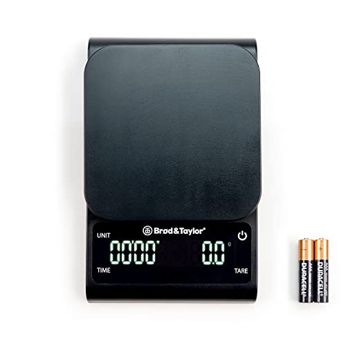 Brod & Taylor Precision Kitchen & Coffee Scale with Timer | (0.1g Precision) - style: Precision Scale