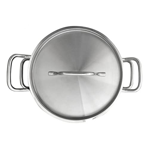 TrueCraftware- 8 Quart Stainless Steel Double Boiler 3 Piece Set Steam Melting Pot Double Boiler Pot for Chocolate Candy Butter Cheese Baking - color: Stainless Steel, size: 8 Quarts