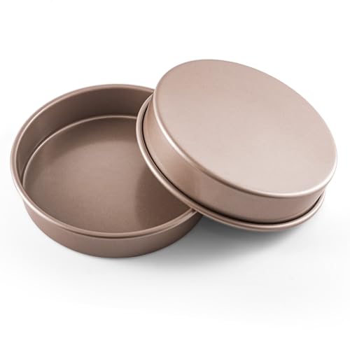 HAPPIELS 9 inch Raund Cake Pan 2 Pack Nonstick, PFOA & BPA Free - style: Round 9'' Pan 2-Pack