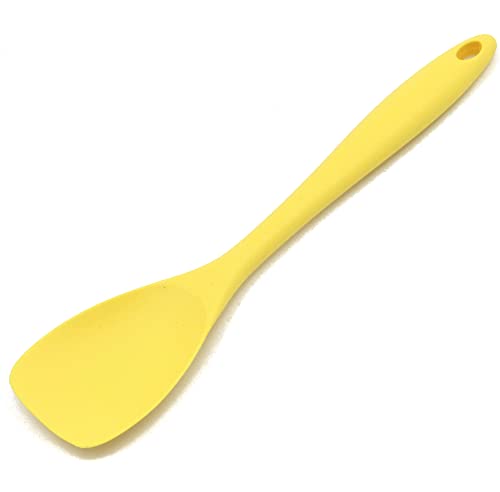 Chef Craft Premium Silicone Spoon Spatula, 11.5 inch, Yellow - color: Yellow