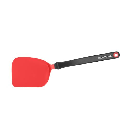 Dreamfarm Mini Chopula Spatula with Strong Chopping Edge - Red - color: Red