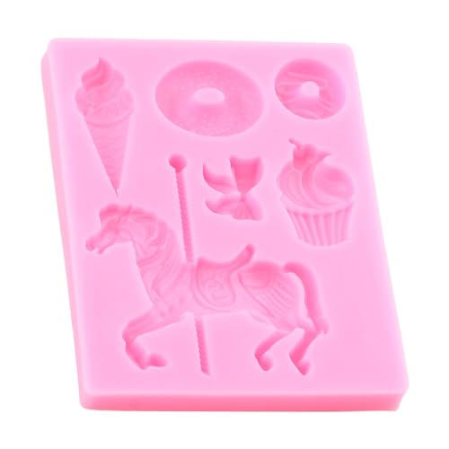 Carousel Horse Fondant Silicone Molds