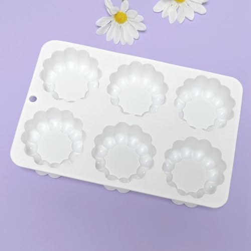 mostsom Silicone Flower Mousse Cake Mold Ice Cream Chocolate Mold Soap 3D Cupcake Bakeware Baking Dish Cake Pan Muffin Mould (A_ Flower)