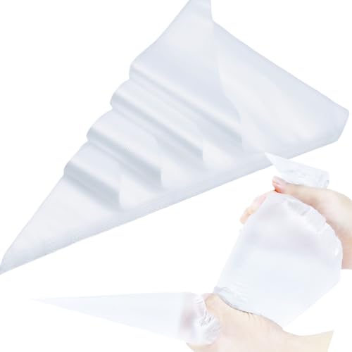 XXL 22 Inch Piping Bags 100pk, Anti-Burst Knot-to-Seal Pastry - size: XXL Large 22 Inch-100 Pack