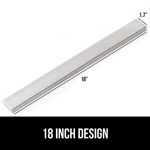 GORILLA GRIP 304 Stainless Steel Magnetic Knife Holder Strip, 18 Inch - size: 18 Inch