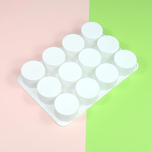 Cylinder Silicone Soap Mold Round Silicone Molds for Handmade Soap Making, Lotion Bars, Chocolate, Cake Mold (A_ Cylinder) - size: A_ Cylinder