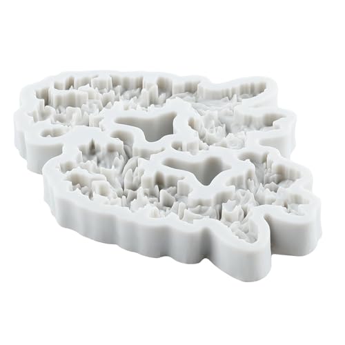 Lingzhi Baroque Fondant Mold Curlicues Relief Scroll Lace Silicone Molds - color: Style J