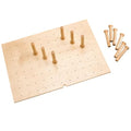 Rev-A-Shelf Trim to Custom Fit Wooden Pegboard Drawer Divider Organizer - size: 30" W x 21" D