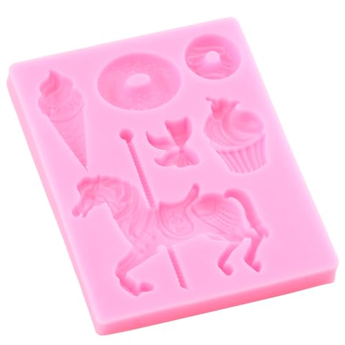 Carousel Horse Fondant Silicone Molds