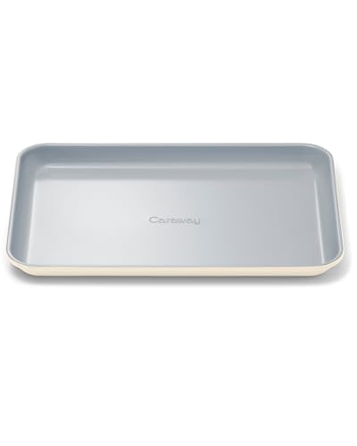 Caraway 9x13" Non-Stick Ceramic Small Baking Sheet - color: Cream, size: Small 9" x 13"