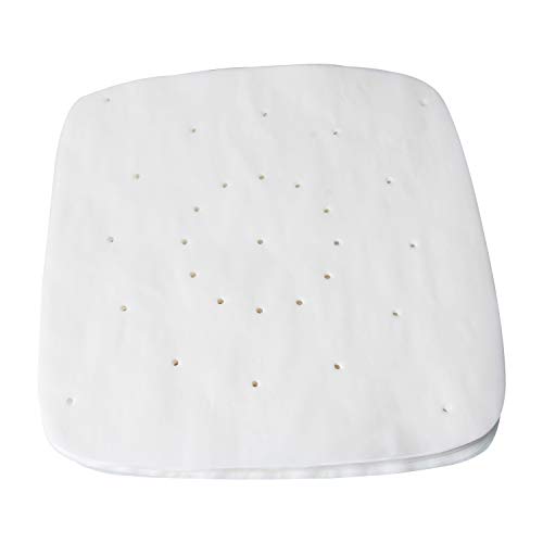 Air Fryer Parchment Paper Liners（11"×11"） Square 100Pcs Unbleached Compatible with XXXL Air Fryer,Perfect for 8.5QT/9.5QT/10QT Or Bigger Air Fryers (White) - color: White