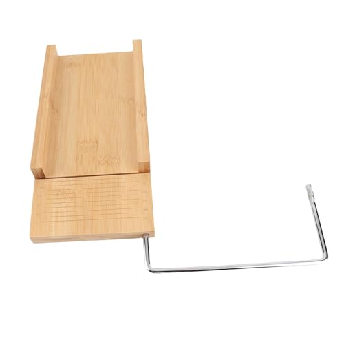 Wooden Soap Cutter, Adjustable Wire Slicer Cutting Tool Bread DIY Making Cutting Tool for Soap, Cheese, Butter, Cake, WGFOIPikxdqwv0np