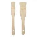 Septe Flat Hake Brushes, Wide Flat Bristles, 9x1,9x2Inches, 2 Pcs - size: 9 x 1 Inches, 9 x 2 Inches