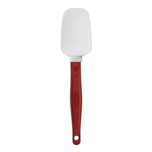 Rubbermaid Commercial Products High Heat Silicone Spoon, 9.5-Inch, Red