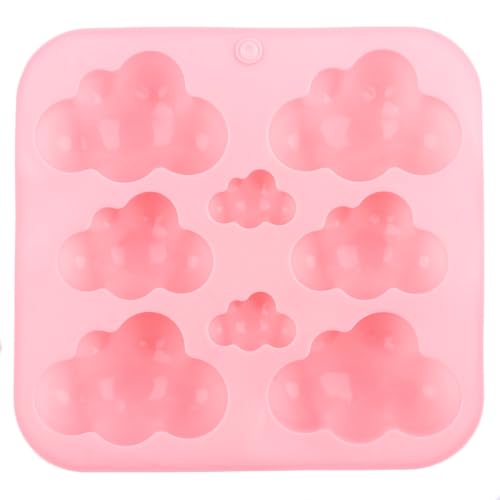 8 Cavity Clouds Shaped Silicone Chocolate Molds - color: Style C