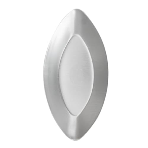 Aluminum Oval Boat Tart Molds, Egg Tartlet Pans, 10 Pack Tins - size: 4.33"x2.17"