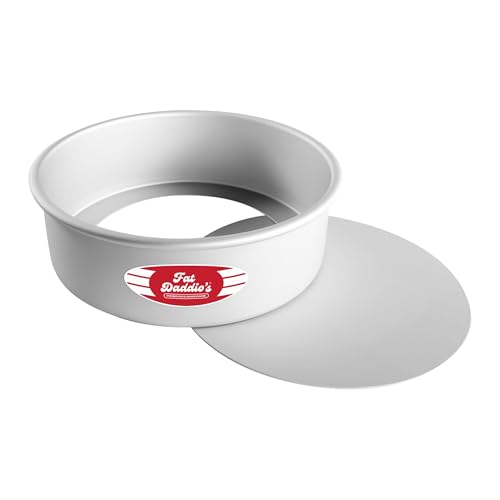 Fat Daddio's PCC-93 Anodized Aluminum Round Cheesecake Pan, 9 x 3 Inch - size: 9 x 3 Inch, style: 3" Depth