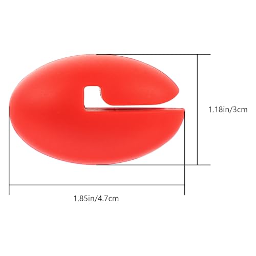 MAGICLULU Silicone Thermometer Pot Clip Red 2 Pack
