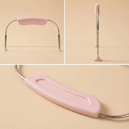 Stainless Steel Adjustable Cake Leveler, Double Wire Cake Cutter Slicer with 9 Positions, Stable Base for Even Cutting, Ideal for Layer Cakes, Baking and Decorating Tool