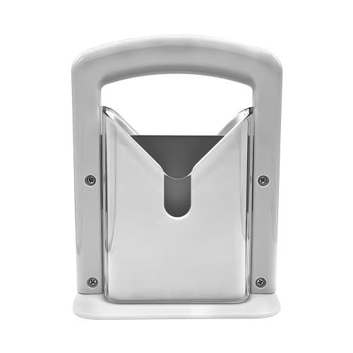 Bagel Slicer, Perfect for Bagels,Bagel Cutter Stainless Steel White, 6.8x3.7x8.8inches