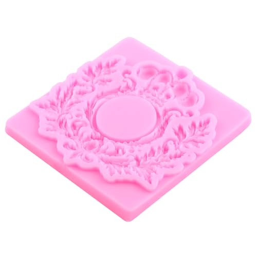 Mujiang Baroque Frame Fondant Molds Picture Frame Silicone Mold Set Of 4 - color: Style I