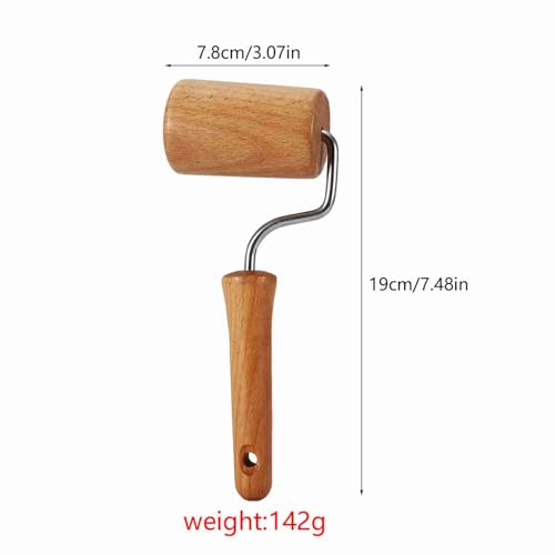 Small Rolling Pin, Pizza Dough Roller, Non Stick Wood Pastry Roller, Kitchen Wooden Rolling Pins for Baking Cooking Cookie Bread Tortilla Dumpling Fondant Clay (Style 4) - size: Style 4