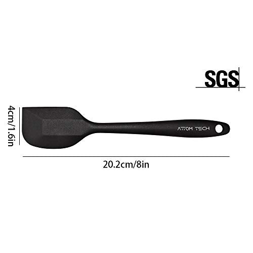 Silicone Spatula Set of 4, 500°F Heat Resistant BPA Free