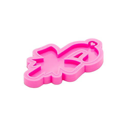 Angel Wings Christmas Crutches and Bow Shape Keychain Molds DIY epoxy Resin Silicone Mold Polymer Clay Mold Resin Craft Molds Resin Keychain Mould Candy Chocolate Fondant Cookies Molds - color: L