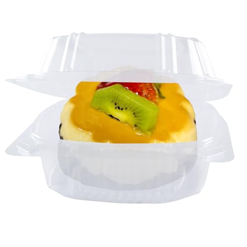 O'CREME Mini Cake Pan with Container, Non-Stick Silicone, 50 Pack - size: Mini Cake Pan and Container Set