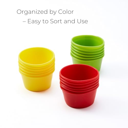 Puto Molder Filipino Silicone Cups, 18-Piece Mini Mold Set