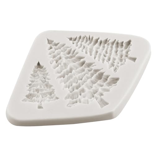 Christmas Silicone Molds Christmas Tree Candy Fondant Molds - color: Style B