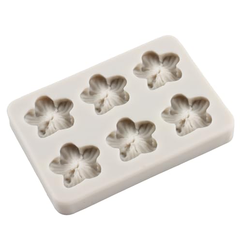 Flower Silicone Mold Hibiscus Flower Fondant Molds - color: Style F
